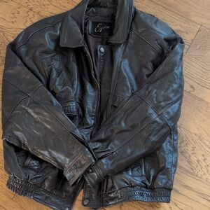 Men's Brown Leather Jacket